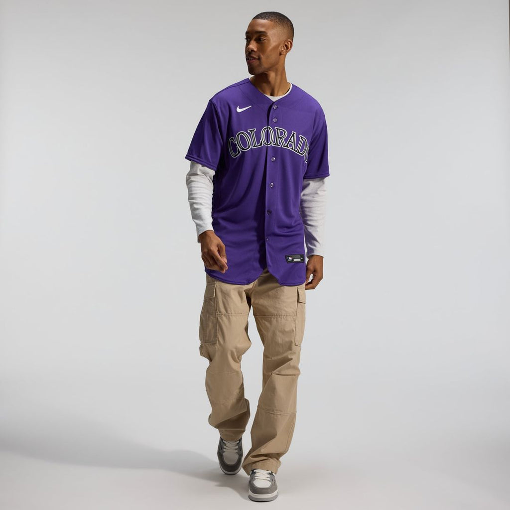 Colorado Rockies Alternate Authentic Jersey - Purple