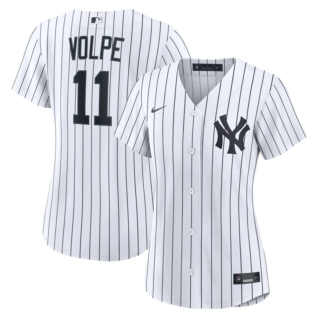 Anthony Volpe New York Yankees Women's Home Replica Jersey - White
