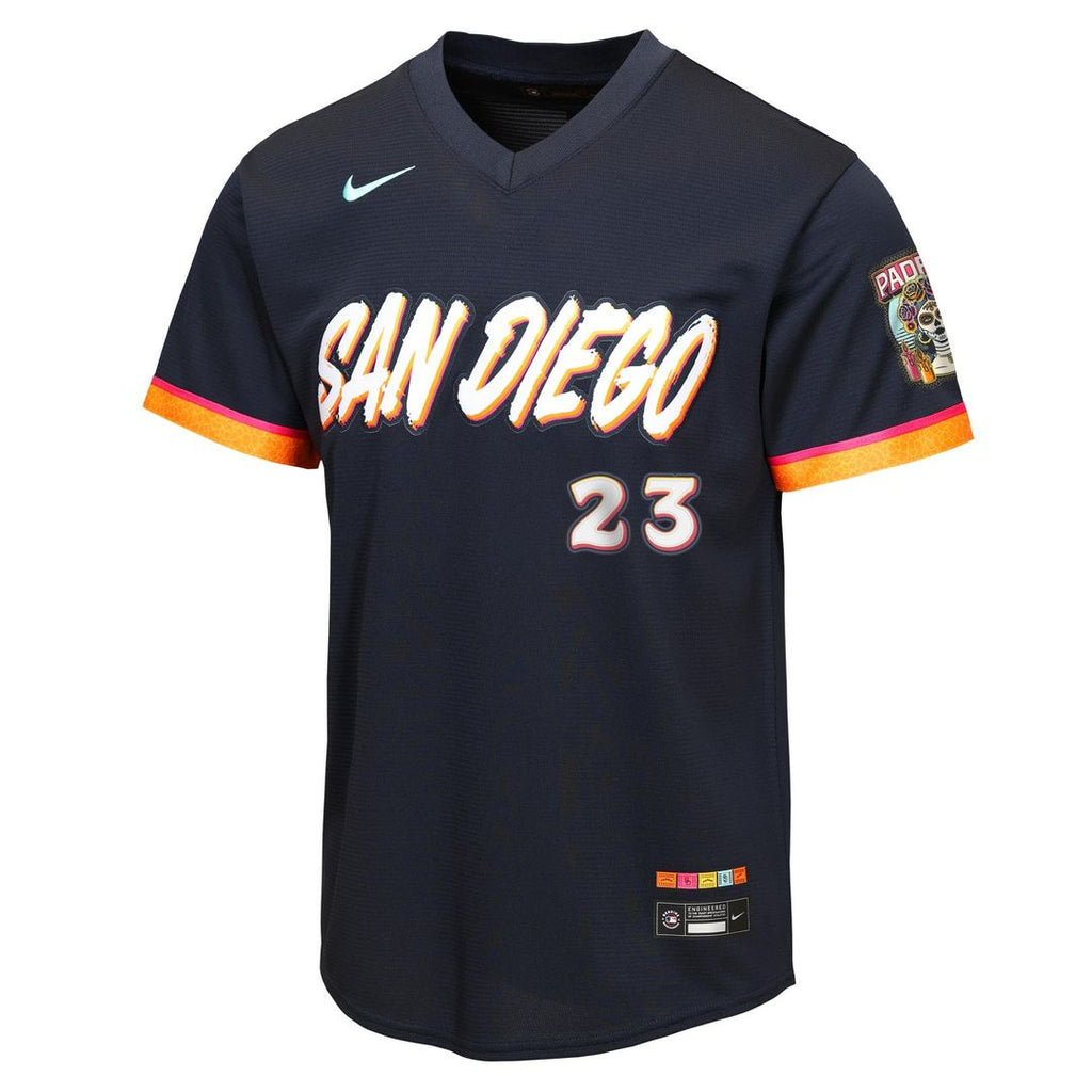 Fernando Tatis Jr. San Diego Padres Youth 2026 City Connect Stadium Jersey - Obsidian