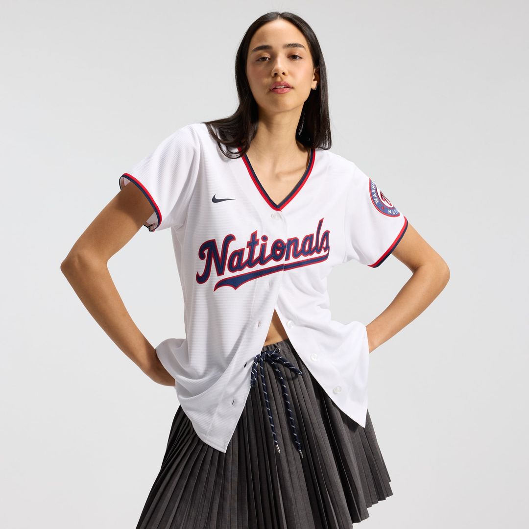 CJ Abrams Washington Nationals Women's Home Replica Player Jersey - White