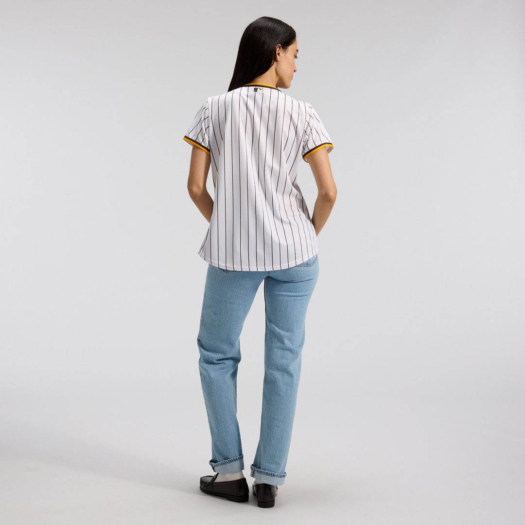 San Diego Padres Women's Home Replica Team Jersey - White