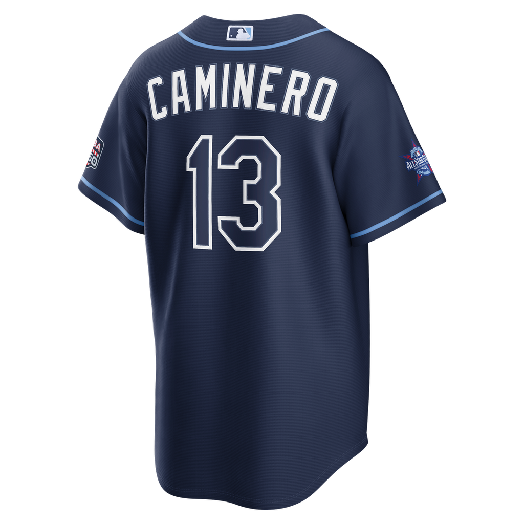 2026 All - Star Game Tampa Bay Rays Junior Caminero Navy Replica Jersey