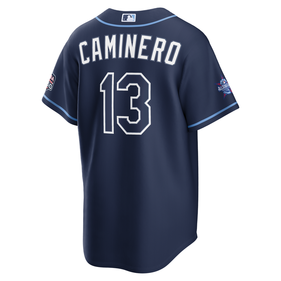 2026 All - Star Game Tampa Bay Rays Junior Caminero Navy Replica Jersey