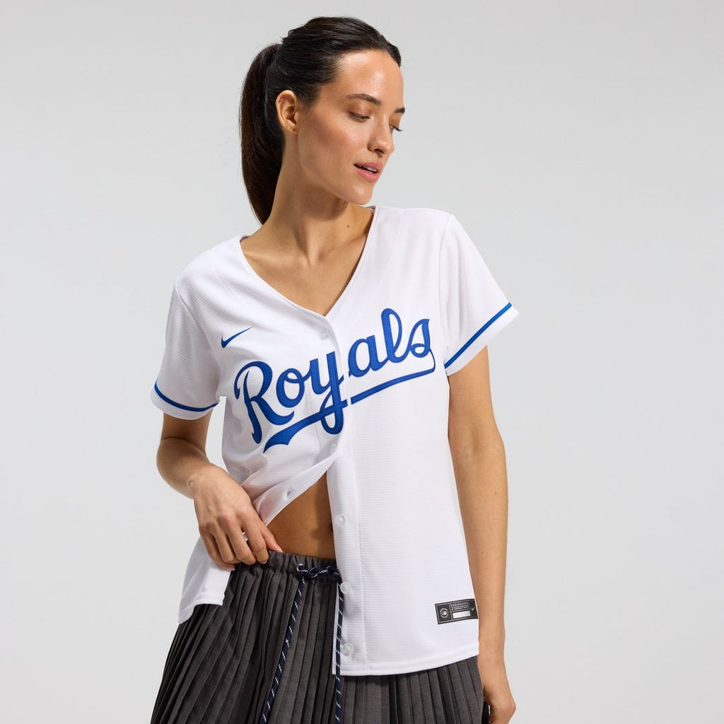 Kansas City Royals Women's Home Replica Team Jersey - White