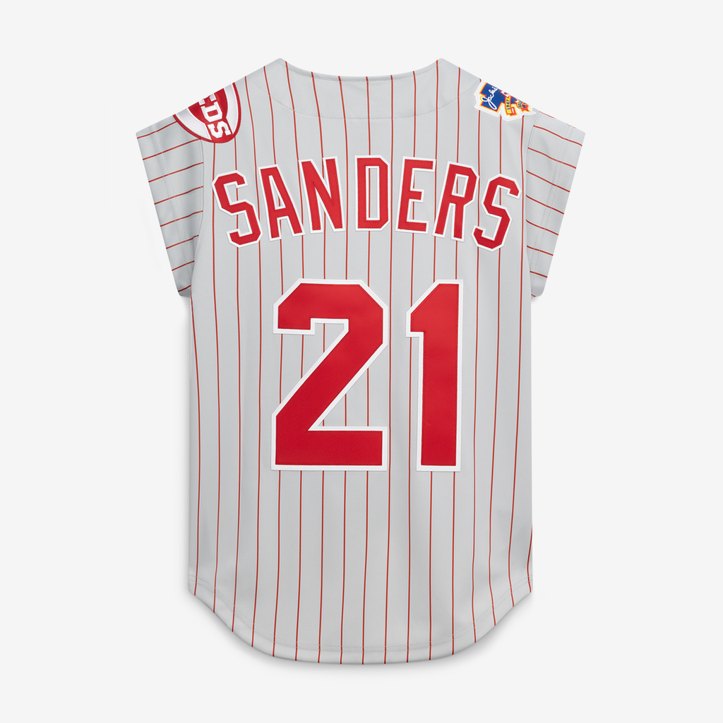 Deion Sanders Cincinnati Reds 1997 Authentic Jersey - Gray