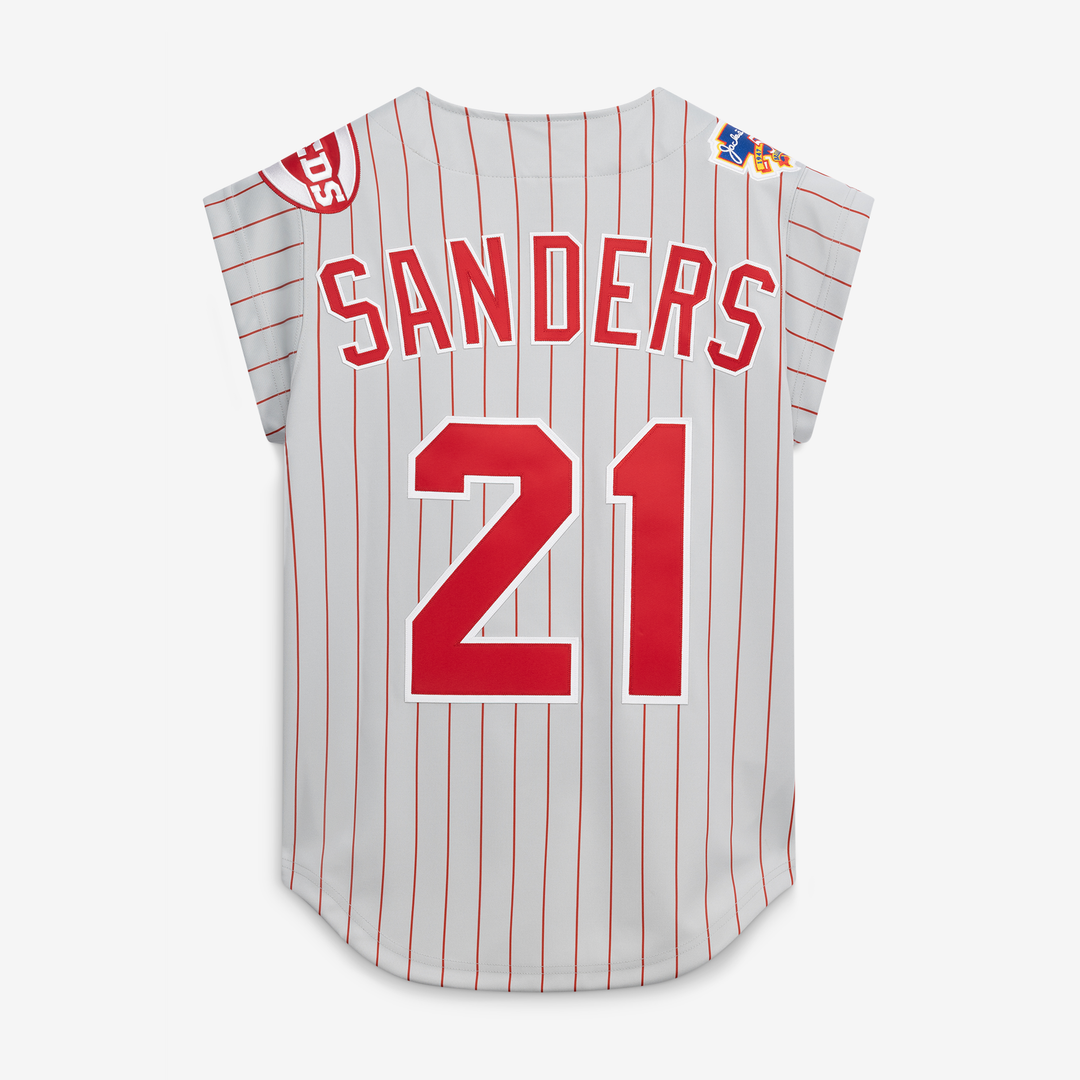 Deion Sanders Cincinnati Reds 1997 Authentic Jersey - Gray