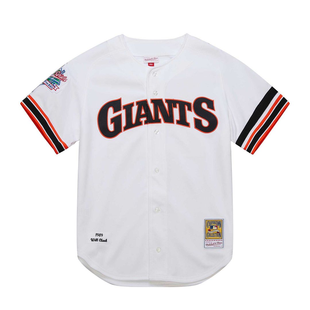 Will Clark San Francisco Giants Cooperstown Collection 1989 Authentic Jersey - White