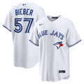 Shane Bieber Toronto Blue Jays Home Replica Jersey - White