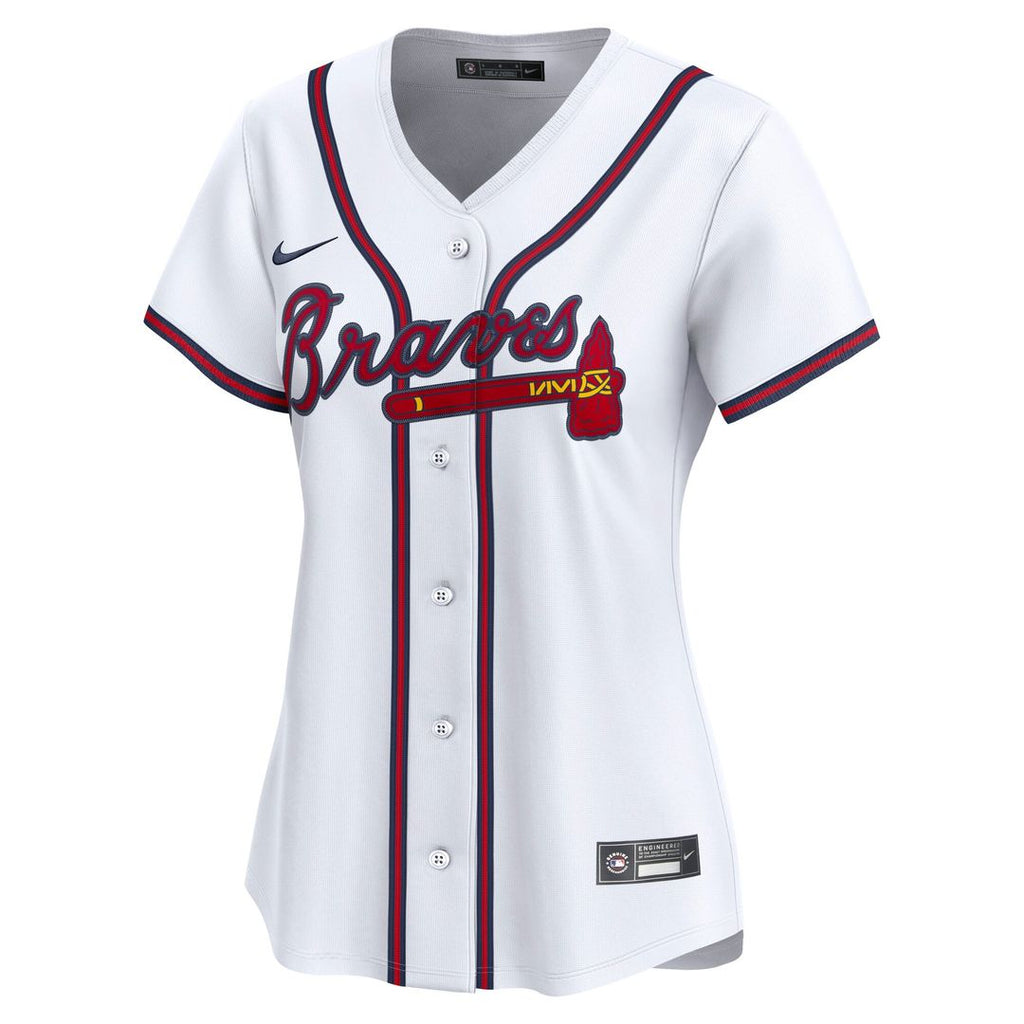 Ozzie Albies Atlanta Braves Women's Home Limited Player Jersey - White