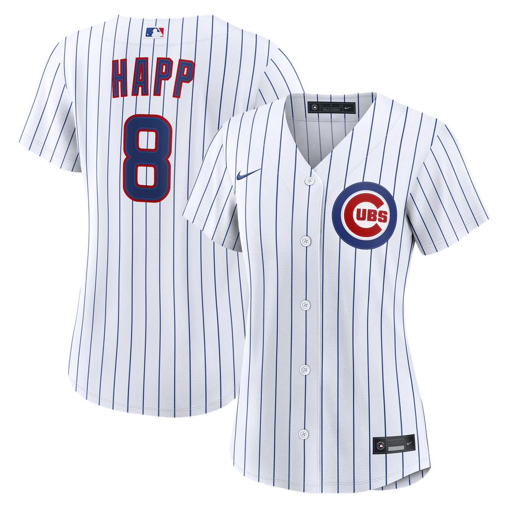 Ian Happ Chicago Cubs Women's Home Replica Jersey - White