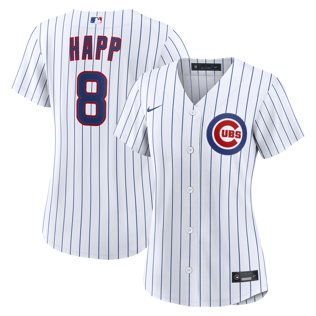Ian Happ Chicago Cubs Women's Home Replica Jersey - White