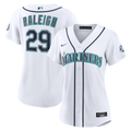 Cal Raleigh Seattle Mariners Women's Home 50th Season Stadium Jersey - White