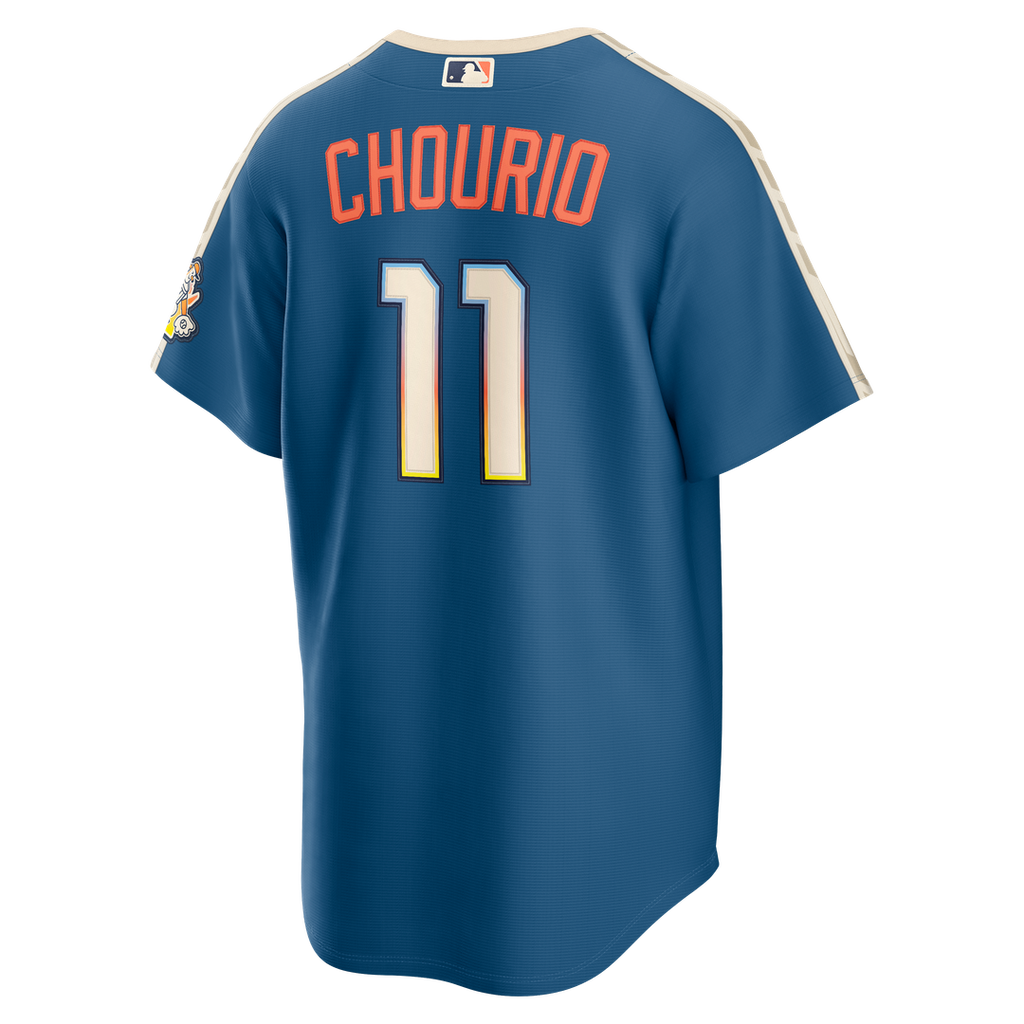 Jackson Chourio Milwaukee Brewers 2026 City Connect Stadium Jersey - Mineral Blue