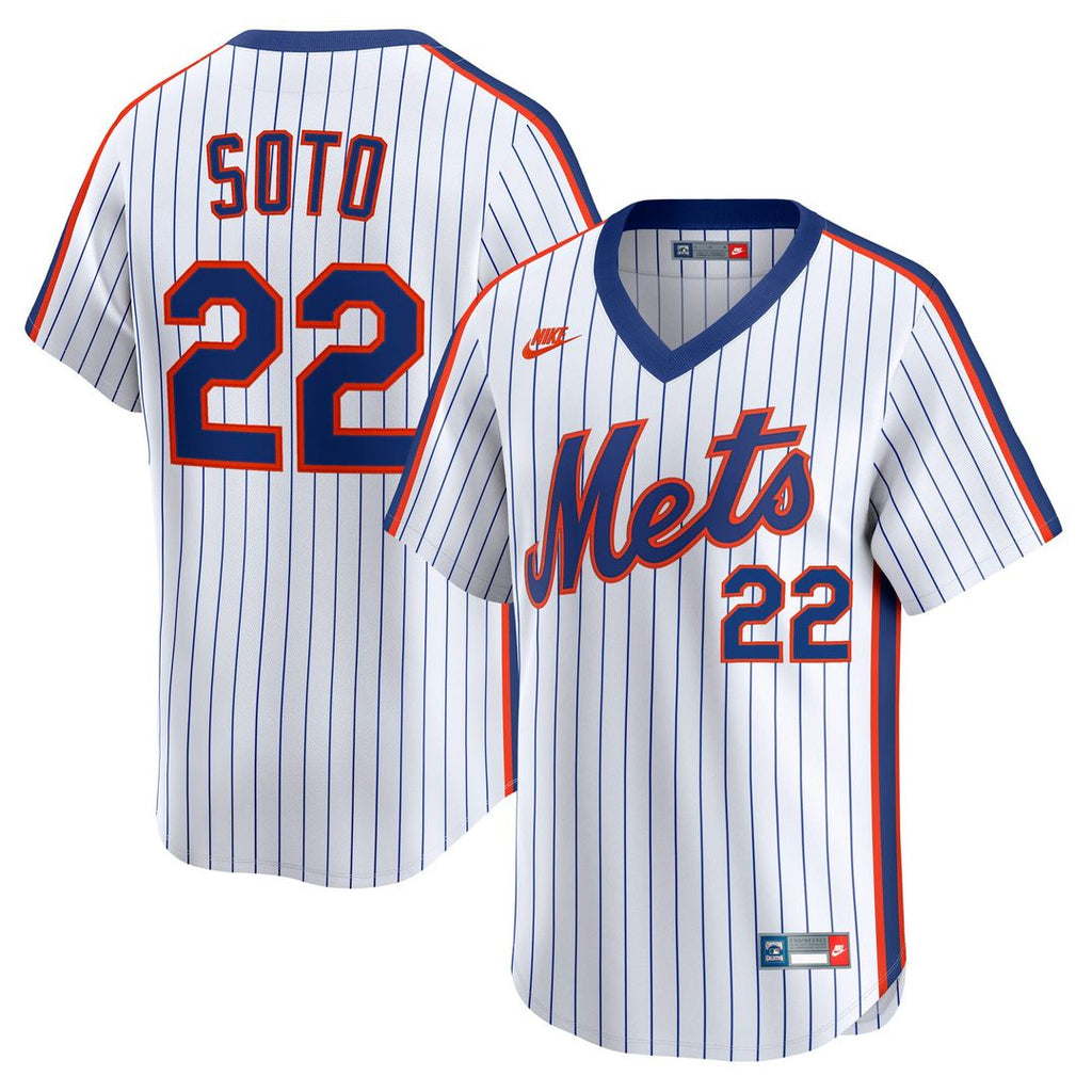 Juan Soto New York Mets Cooperstown Collection Limited 40th Anniversary Jersey - White