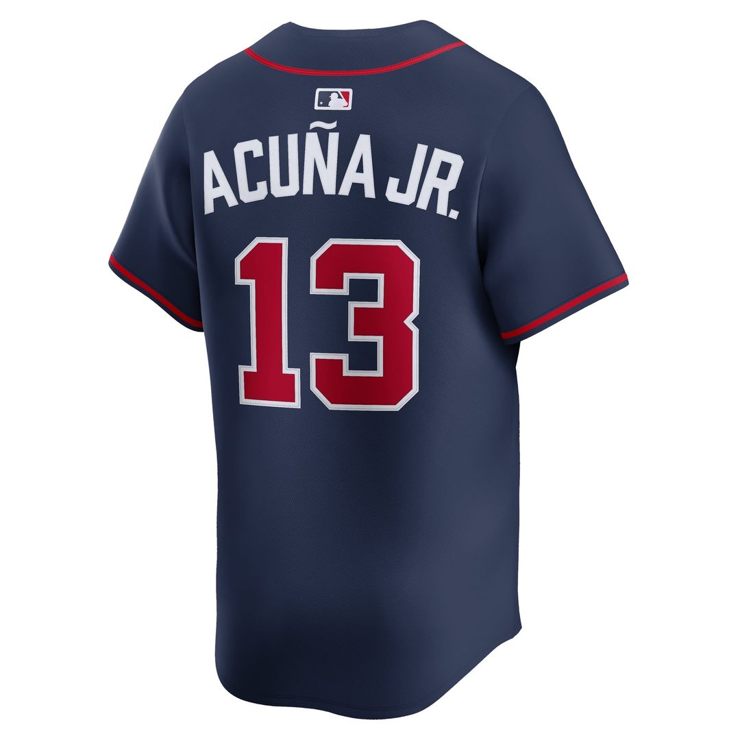Ronald Acuña Jr. Atlanta Braves Alternate Limited Jersey - Navy