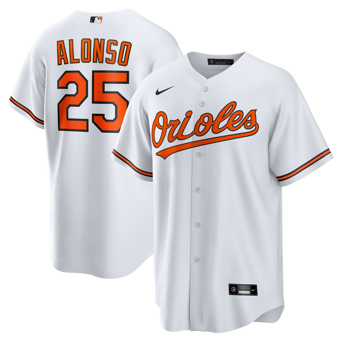 Pete Alonso Baltimore Orioles Home Replica Jersey - White