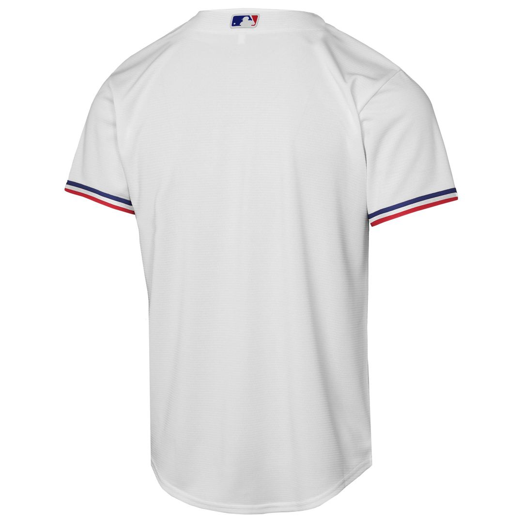 Texas Rangers Youth Home Replica Jersey - White