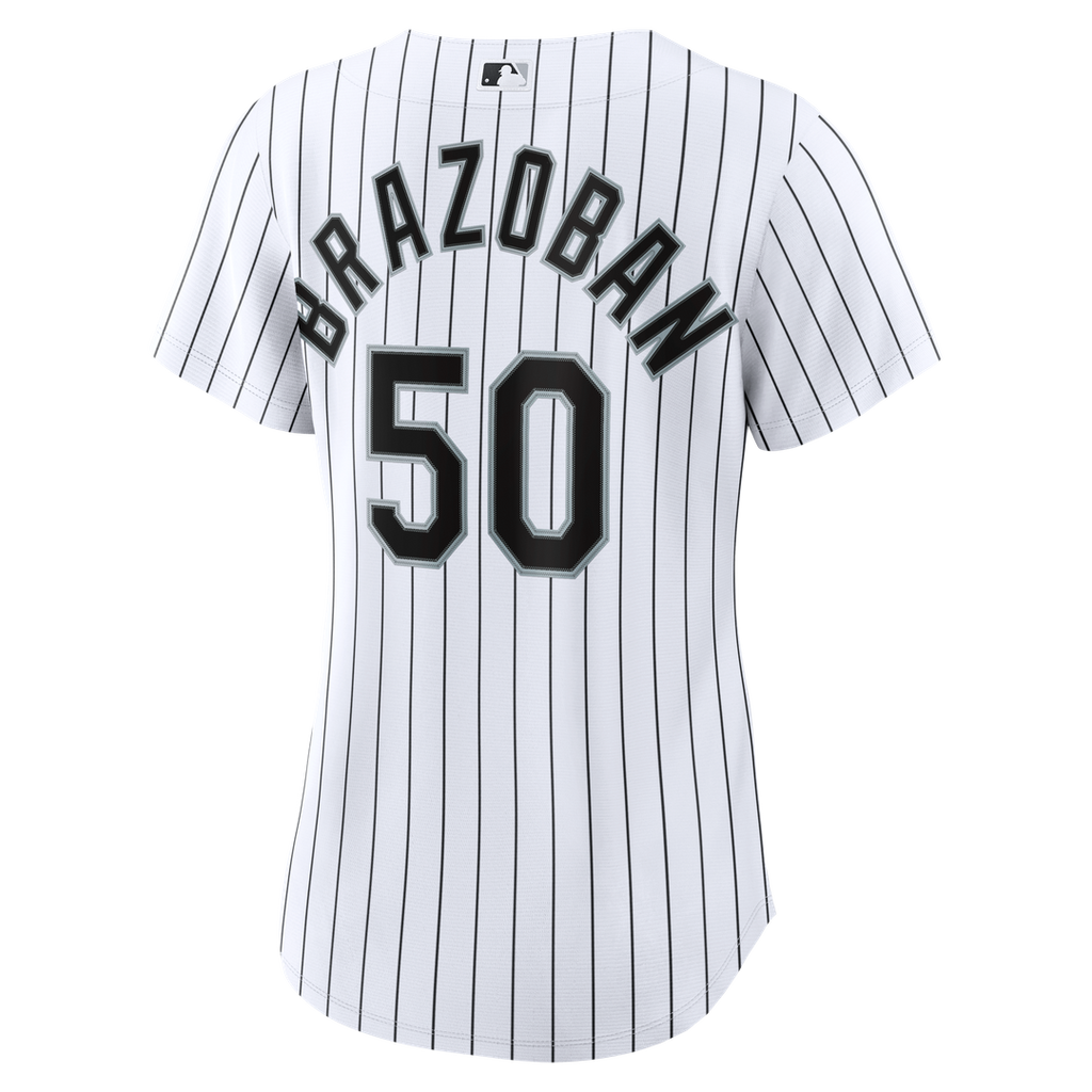 Huascar Brazoban Chicago White Sox Women's Home Replica Jersey - White