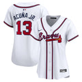 Ronald Acuna Atlanta Braves Women's Home Limited Player Jersey - White