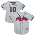 Chipper Jones Atlanta Braves 1995 Throwback Authentic Jersey - Gray