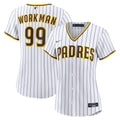 Gage Workman San Diego Padres Women's Home Replica Jersey - White