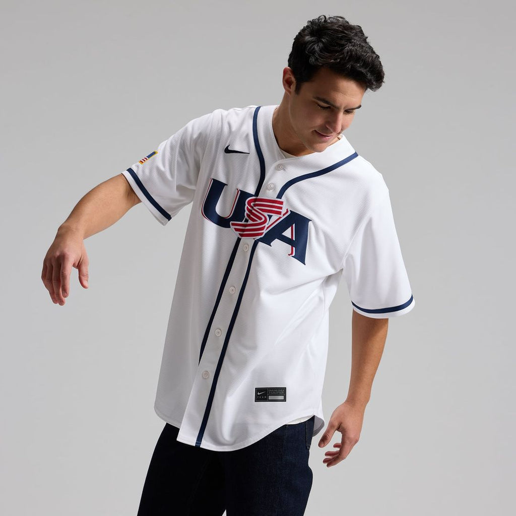 Aaron Judge USA Baseball 2026 World Baseball Classic Home Stadium Jersey - White
