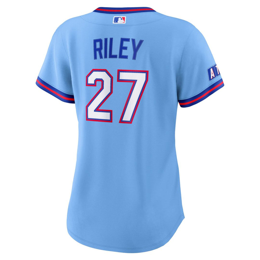 Austin Riley Atlanta Braves Women's 2026 City Connect Stadium Jersey - Powder Blue