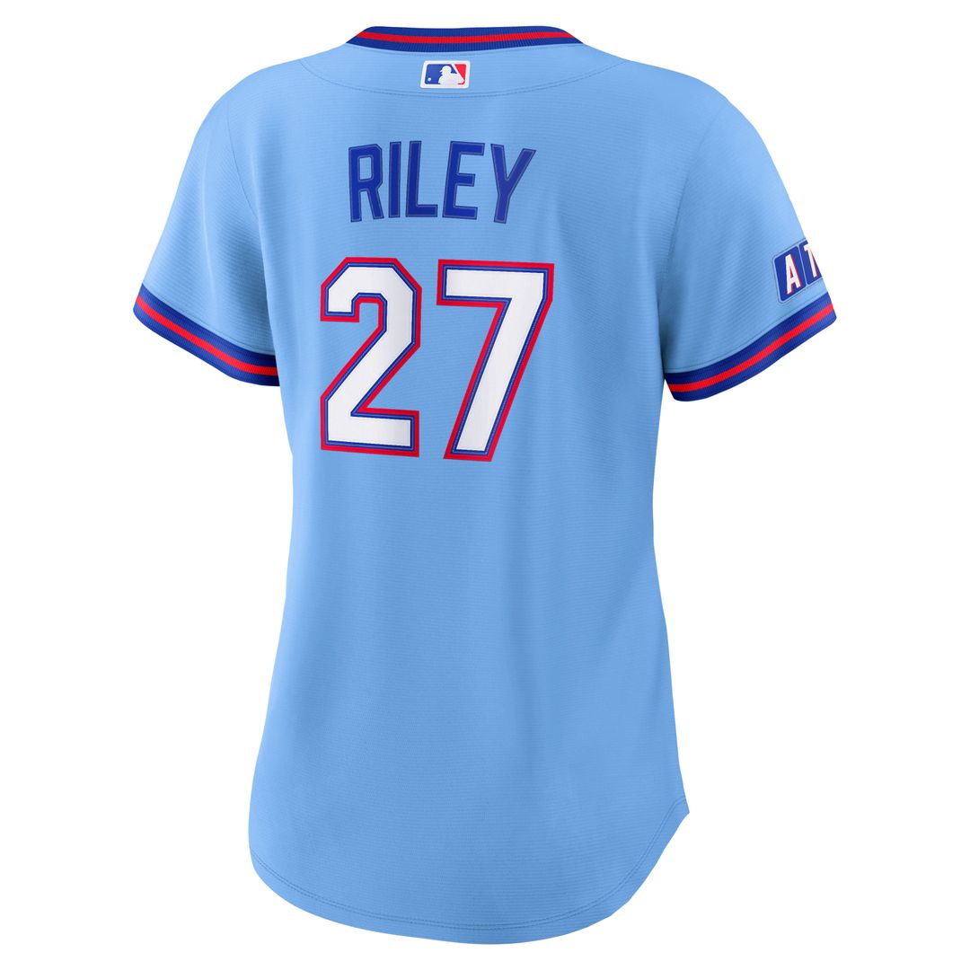 Austin Riley Atlanta Braves Women's 2026 City Connect Stadium Jersey - Powder Blue