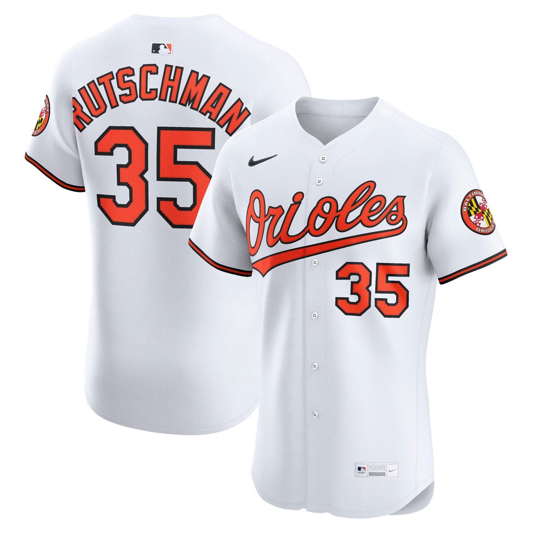 Adley Rutschman Baltimore Orioles Alternate 2 Elite Jersey - Orange