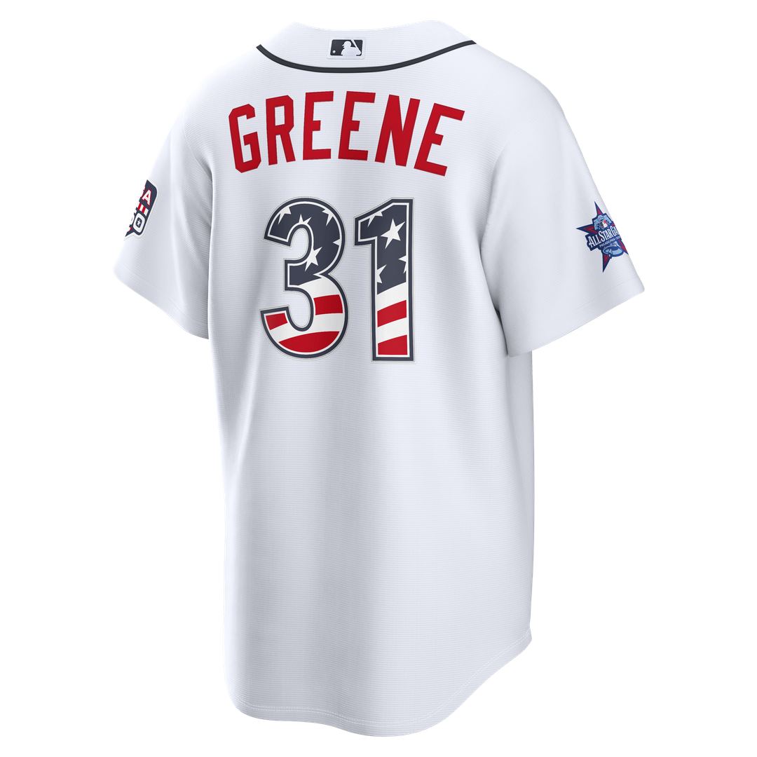 2026 All - Star Edition Stars & Stripes Detroit Tigers Riley Greene White Stadium Jersey