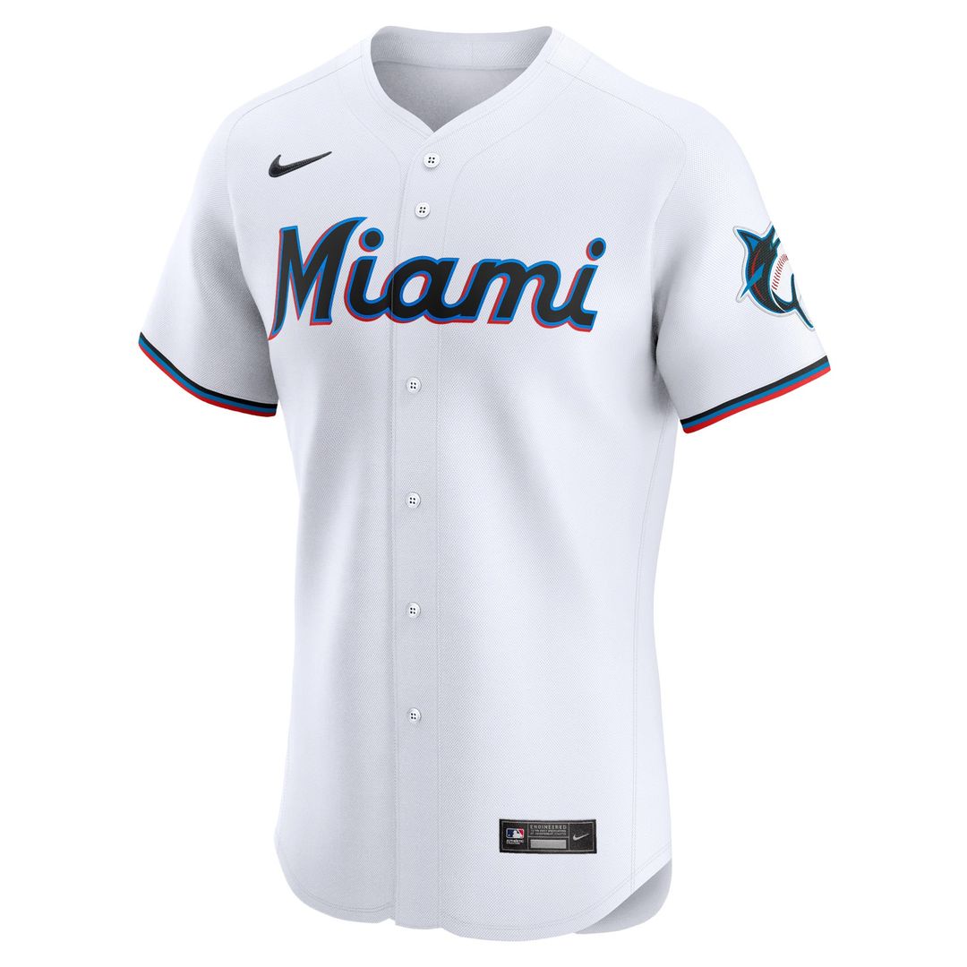 Eury Perez Miami Marlins Home Elite Player Jersey - White