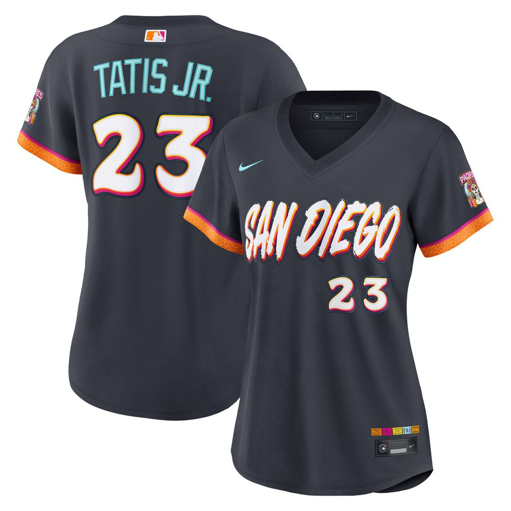 Fernando Tatis Jr. San Diego Padres Women's 2026 City Connect Stadium Jersey - Obsidian