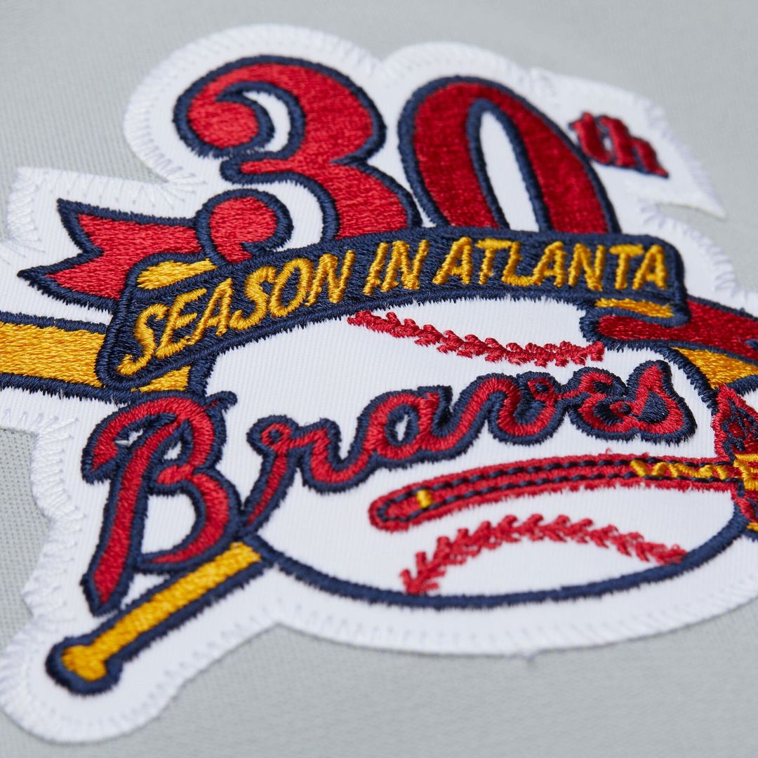 Chipper Jones Atlanta Braves 1995 Throwback Authentic Jersey - Gray