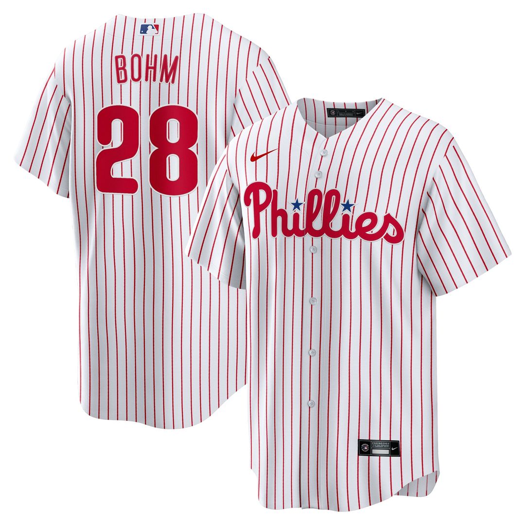 Alec Bohm Philadelphia Phillies Home Replica Jersey - White