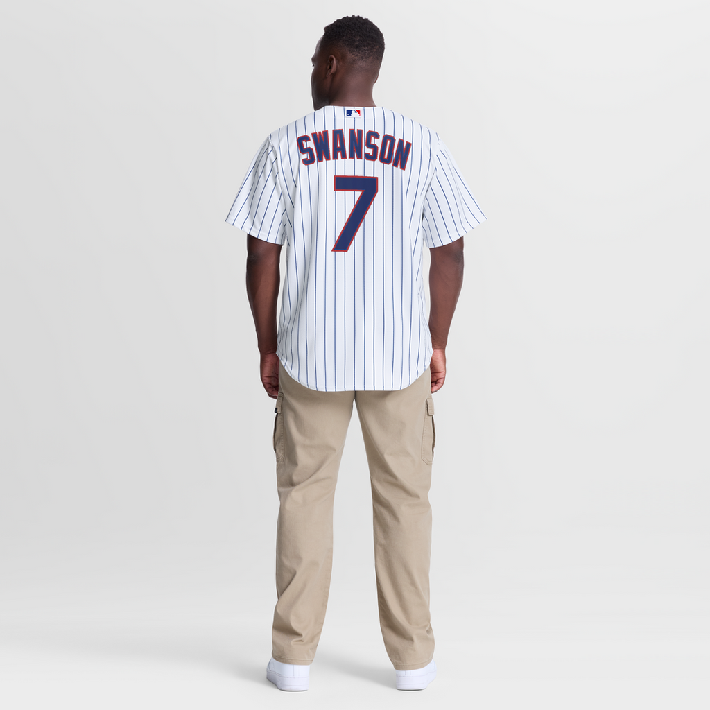 Dansby Swanson Chicago Cubs Home Replica Jersey - White