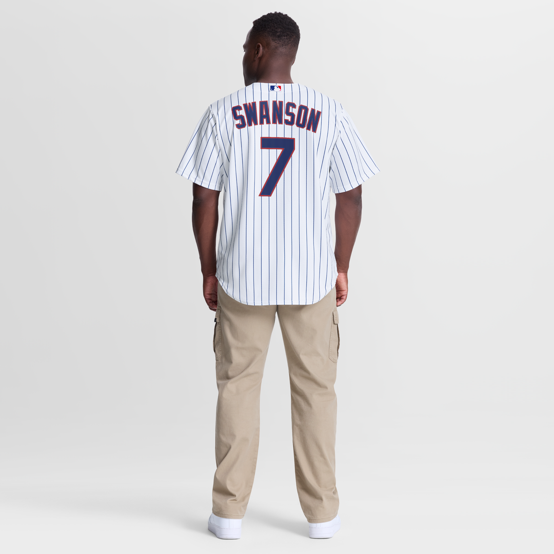 Dansby Swanson Chicago Cubs Home Replica Jersey - White