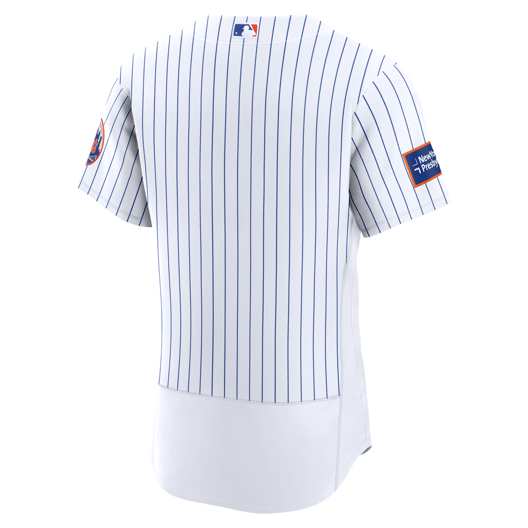 New York Mets Alternate Sponsor Patch Authentic Jersey - Black