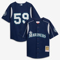 Felix Hernandez Seattle Mariners Toddler Throwback Mesh Batting Practice Jersey - Navy