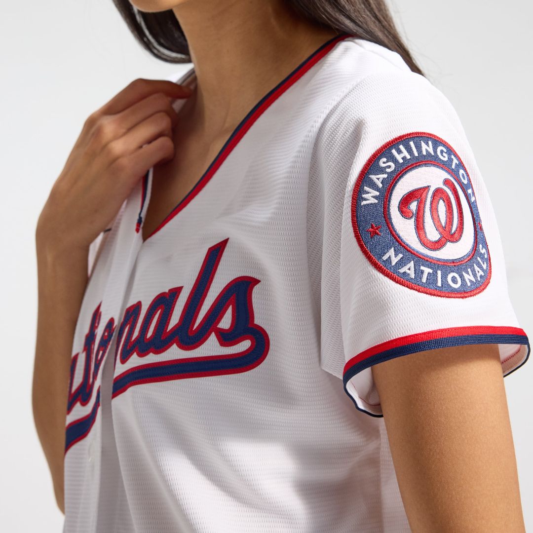 CJ Abrams Washington Nationals Women's Home Replica Player Jersey - White