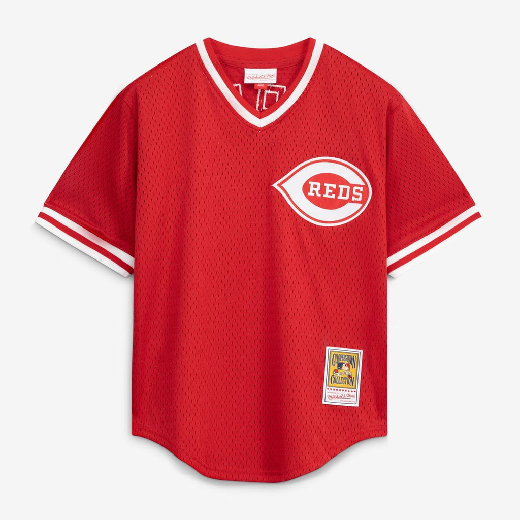 Pete Rose Cincinnati Reds Authentic Batting Practice Jersey - Red