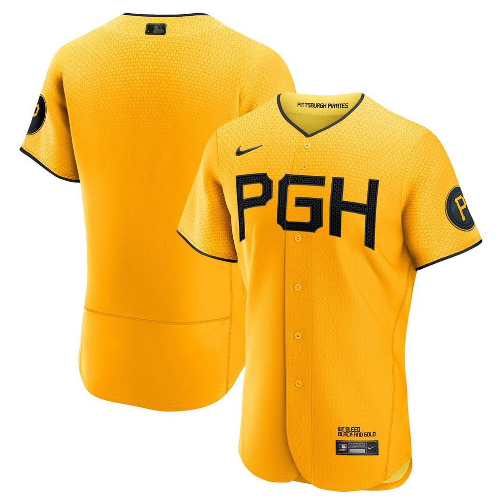 Pittsburgh Pirates City Connect Authentic Jersey - Gold