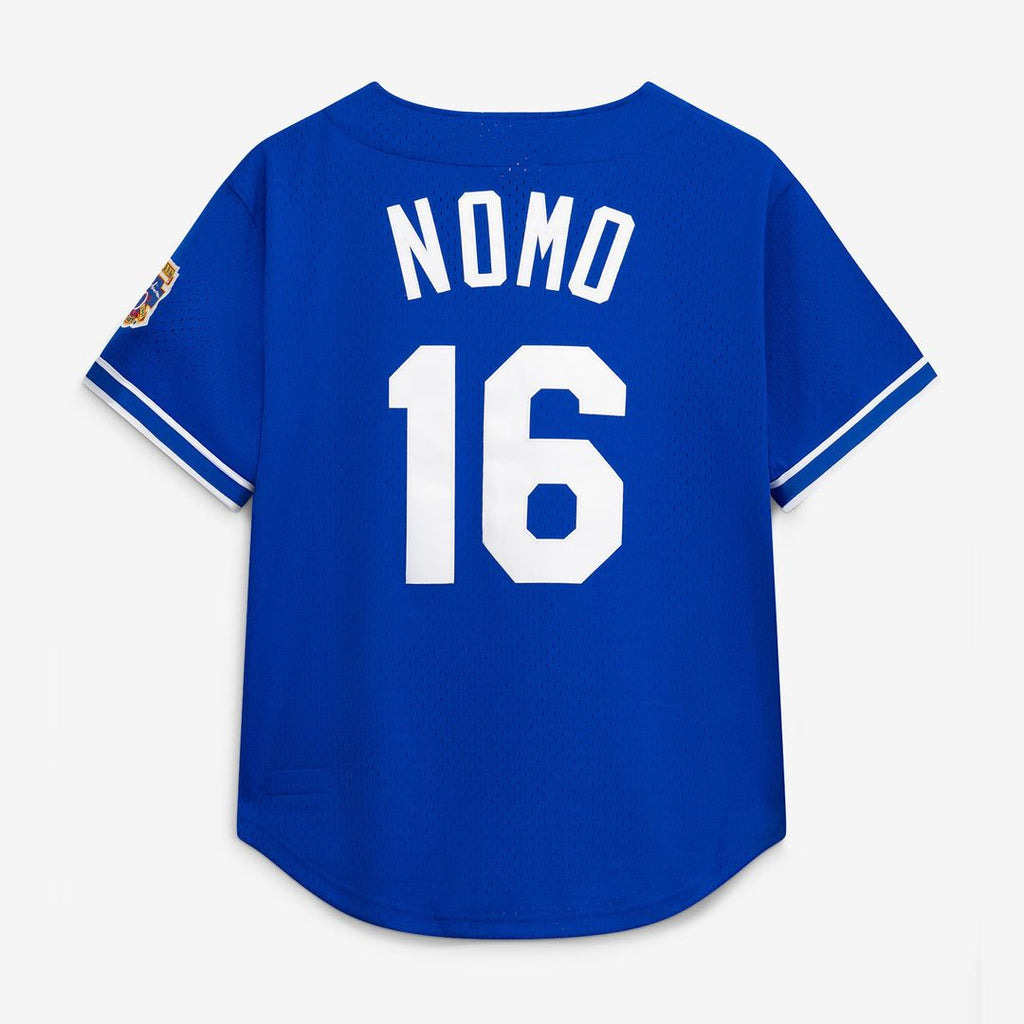 Hideo Nomo Los Angeles Dodgers Big & Tall Cooperstown Collection Mesh Batting Practice Jersey - Royal