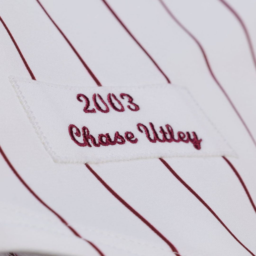 Chase Utley Philadelphia Phillies 2003 Cooperstown Collection Authentic Jersey - White