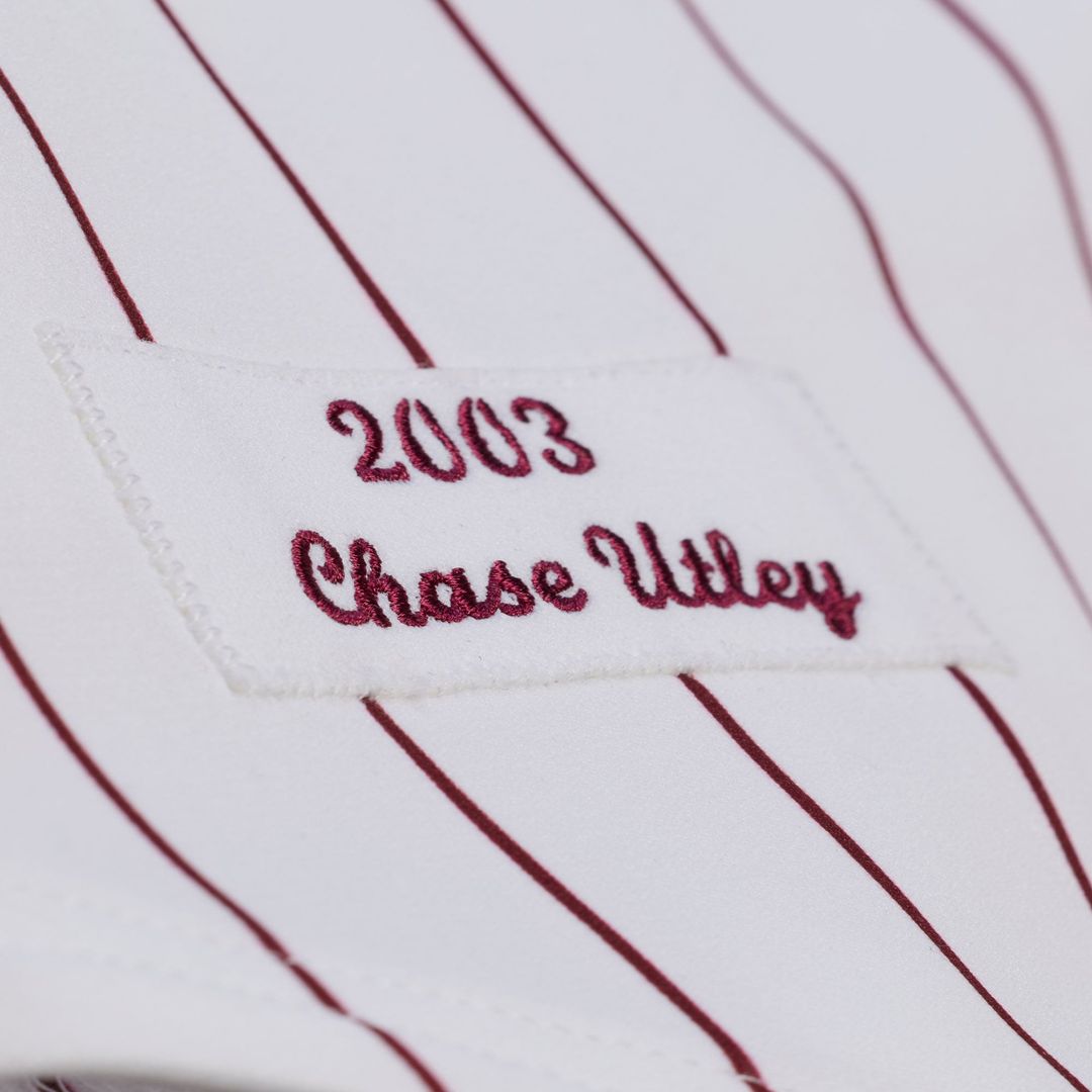 Chase Utley Philadelphia Phillies 2003 Cooperstown Collection Authentic Jersey - White