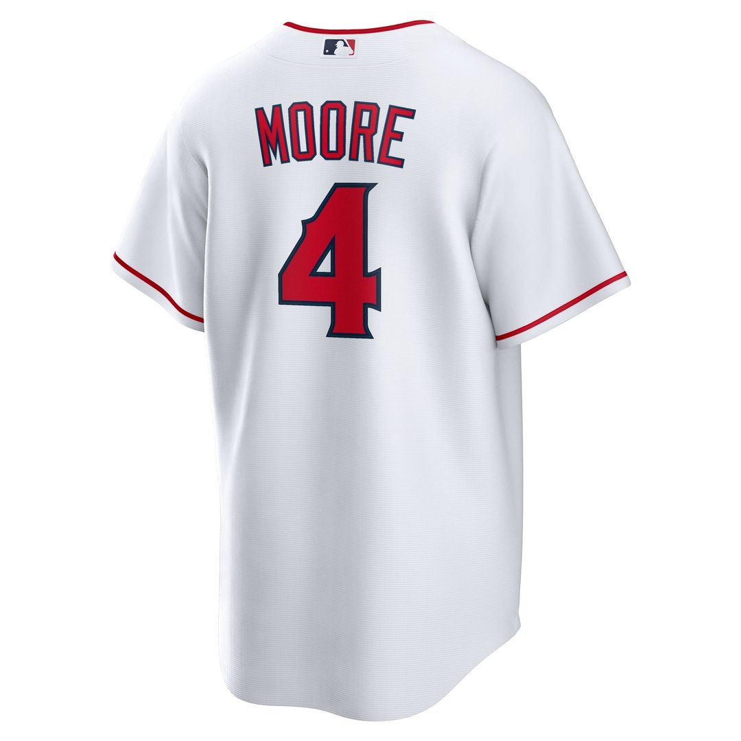 Christian Moore Los Angeles Angels Home Replica Jersey - White