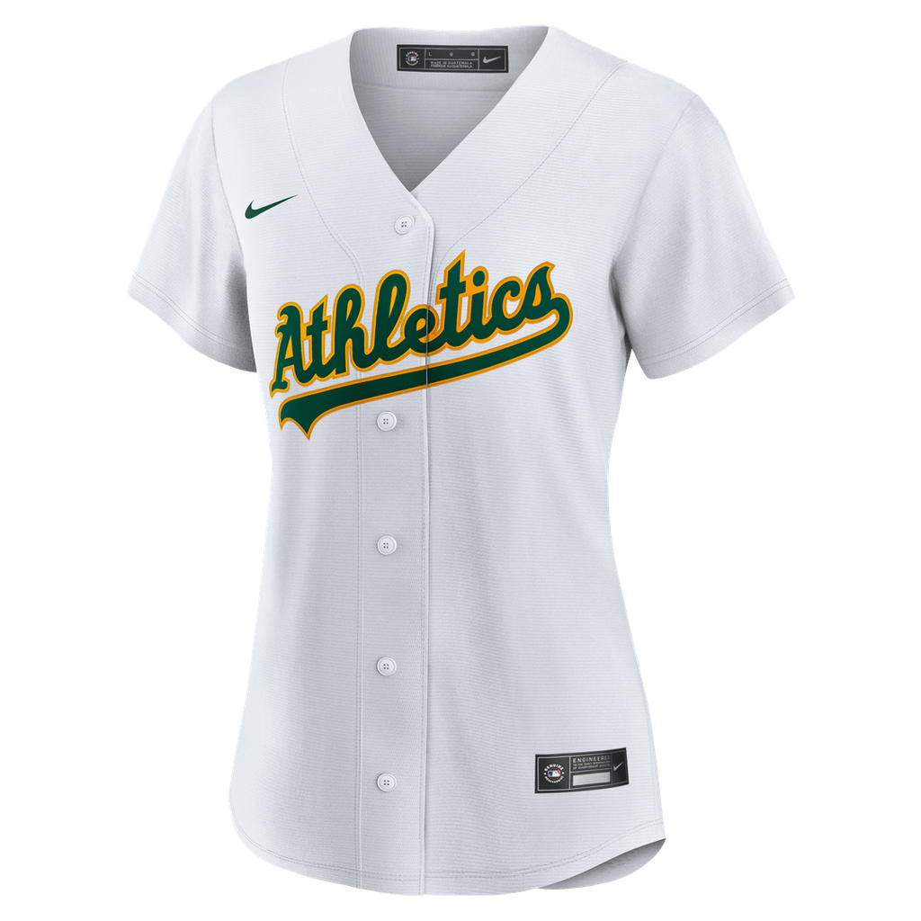 Jeff McNeil Athletics Women's Home Replica Jersey - White