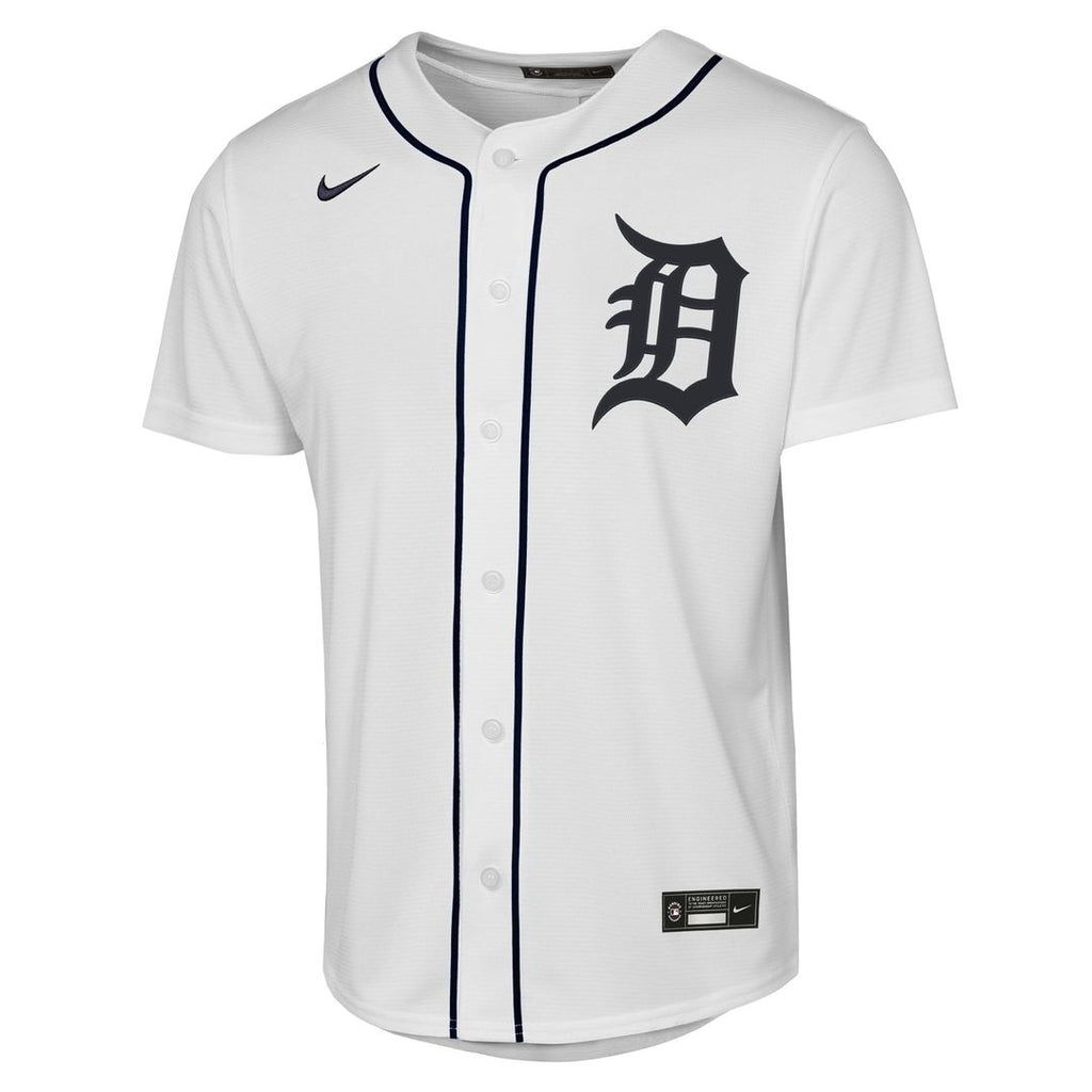 Tarik Skubal Detroit Tigers Youth Home Replica Player Jersey - White