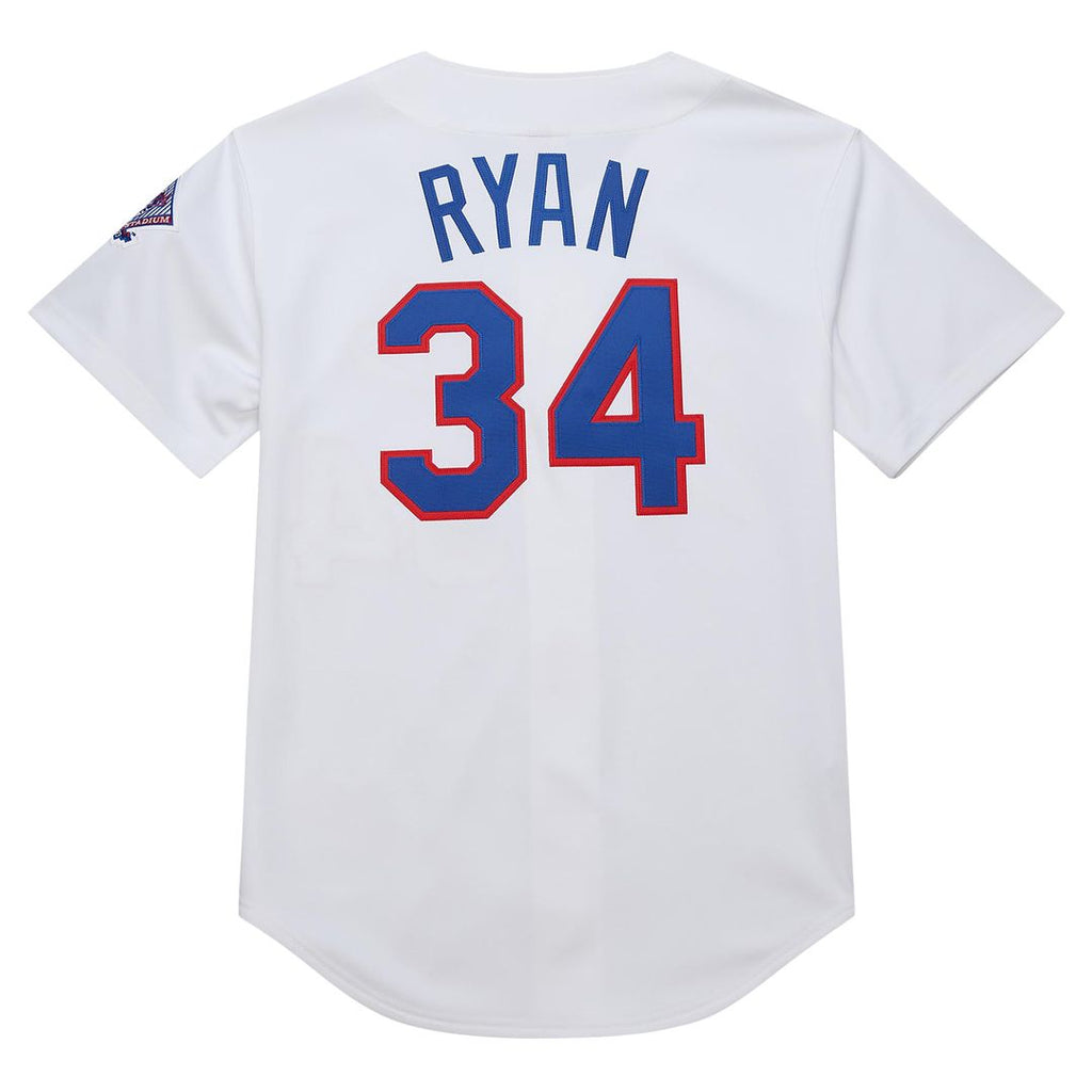 Nolan Ryan Texas Rangers 1993 Cooperstown Collection Authentic Jersey - White