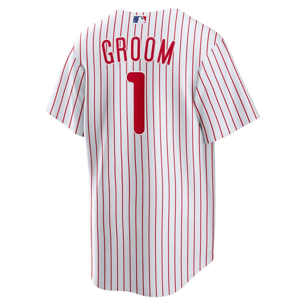 Philadelphia Phillies #1 Groom Home Replica Jersey - White