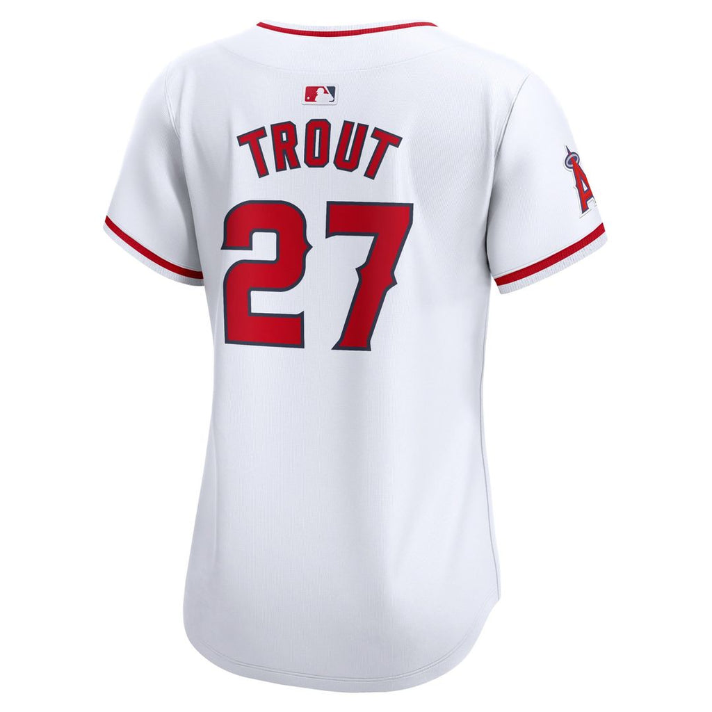 Mike Trout Los Angeles Angels Women's Home Limited Player Jersey - White